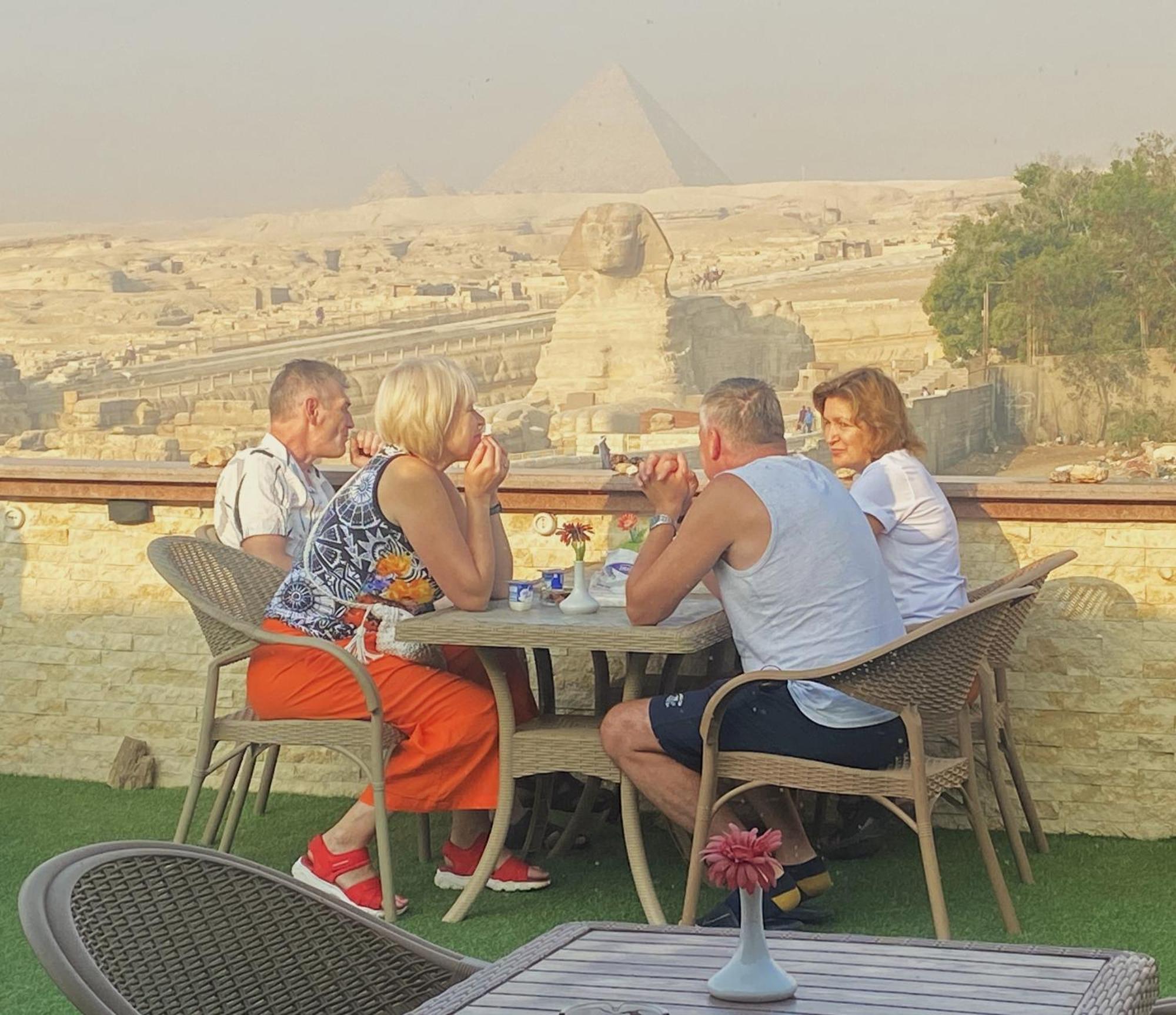 Seven Pyramids View Inn Kairo Exterior foto